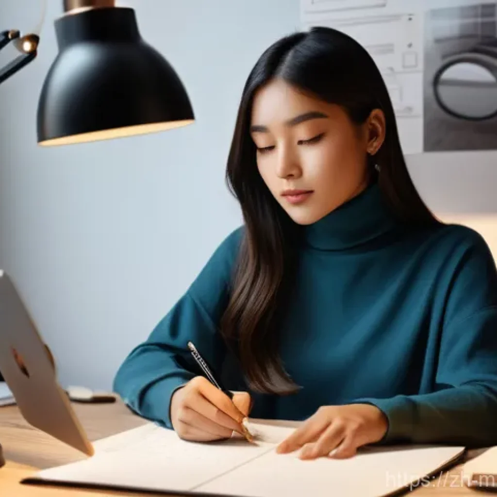 멀티미디어 콘텐츠 제작 실무 사례 연구 - **Prompt:** A young, energetic female content creator in her late 20s, wearing stylish yet modest ca...